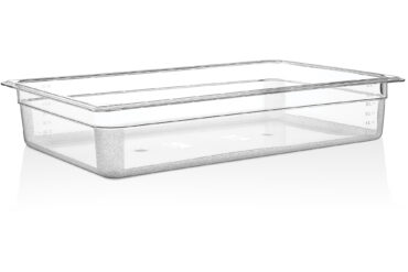 Polykarbonaatti Gastronorm-astia GN1/1 Syvyys 100mm Kirkas | Adexa P8114