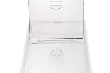 Polykarbonaattinen Gastronorm-säiliön kansi kääntökannella GN1/1 | Adexa P811LF