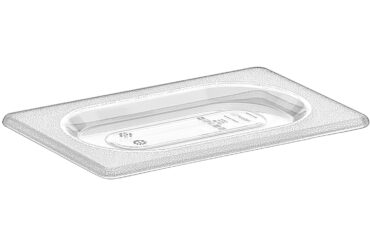 Polykarbonaatti Gastronorm-vuokan kansi GN1/9 Kirkas | Adexa P819L