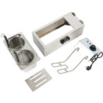 Kaupallinen sähkökäyttöinen pastankeitin, 2 koria, 4 litraa, pöytätaso | Adexa PCM4L - Image 3