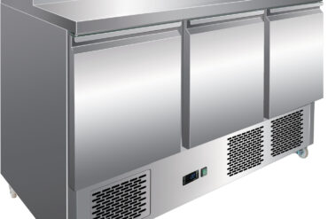 Jäähdytetty valmistelupöytä 3 ovea Voileipäpäällinen 8xGN1/6 | Adexa P33