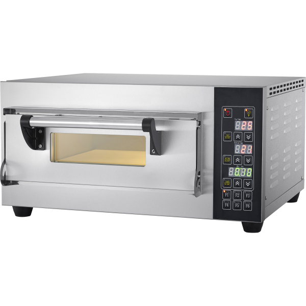 Ammattilaispizzauuni Sähköinen 1 kammio 1 pizza x 30cm 400°C Digitaaliset säädöt 2.6kW 230V | Adexa PS441E