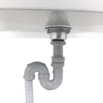 Kaupallinen Ruostumattomasta teräksestä valmistettu pesuallas, jossa on 1 allas, roiskesuoja ja alahylly, 1800x700x900 mm, neliöjalat | Adexa PSA18070U - Image 4