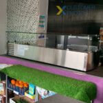 Jäähdytetty Valmistelupöytä 1400 mm 6xGN1/3 Syvyys 380 mm Lasikansi | Adexa GT514 - Image 2