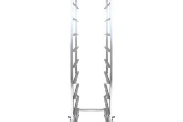 10-tasoinen hylly-/alusta-/pannukärry leveydelle 222-352 mm ruostumatonta terästä | Adexa PT10