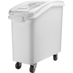 Siirrettävä ainesosasäiliö 120 litraa Läpinäkyvä kansi | Adexa QHID120