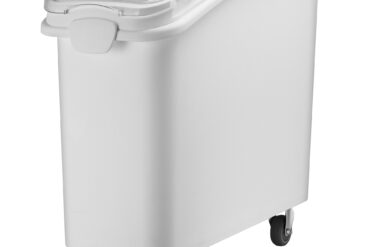 Siirrettävä ainesosasäiliö 120 litraa Läpinäkyvä kansi | Adexa QHID120