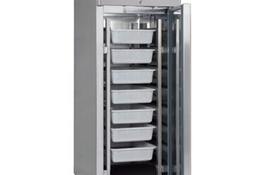 600l Kaupallinen kalapakastin Ruostumaton teräs Pystykabinetti Yksi ovi Tuulettimella jäähdytys | Adexa R600FISH