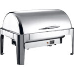 Rullakantinen sähkölämmityksellä varustettu Chafer GN1/1 Ruostumaton teräs Peilikiilloitus 9 litraa | Adexa RA2301BE