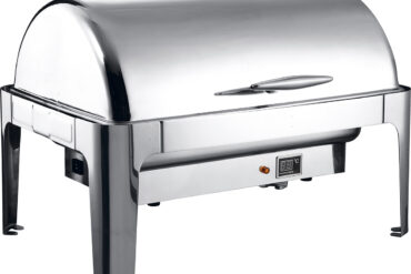 Rullakantinen sähkölämmityksellä varustettu Chafer GN1/1 Ruostumaton teräs Peilikiilloitus 9 litraa | Adexa RA2301BE