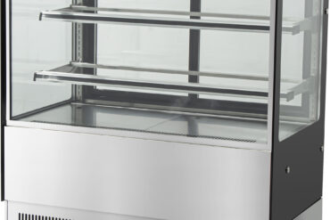 Kakkuvitriini 1800x730x1200mm 2 hyllyä Peili edessä LED | Adexa GN1800RF2