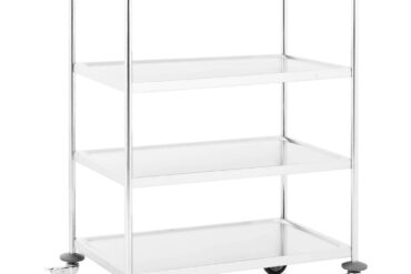 Kaupallinen Tarjoilu/Palvelu/Puhdistus Kärry Ruostumaton teräs 4 tasoa 810x460x1180mm | Adexa RST4B