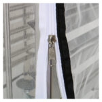 Suojus kahdella vetoketjulla Adexa Trolley RT1115 -muovikärrylle | Adexa RT1115C - Image 3