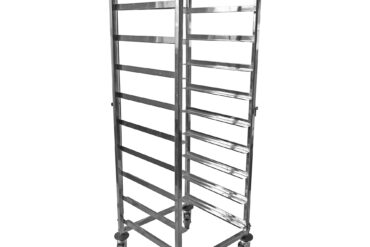 Kaupallinen Astianpesukonekoriteline Ruostumaton teräs 9 tasoa 550x510x1700mm | Adexa RT5509