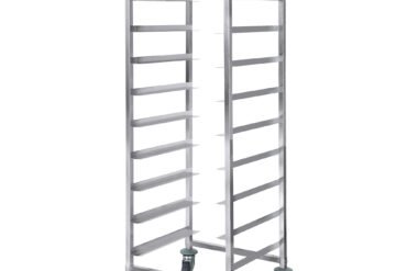 Kaupallinen Astianpesukoneen Korivaunu yläetäjän kanssa Ruostumaton teräs 9 tasoa 550x510x1700mm | Adexa RT5509T