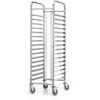 Uunipelkkateline Ruostumaton teräs Leivontakärry 600x400mm 15 tasoa 470x620x1700mm | Adexa RT6415