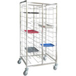 2x12 tason Joustava leveys Hylly/Kärry/Pannu/Itsepuhdistuva Kärry Ruostumaton Teräs | Adexa RTFT12D - Image 2