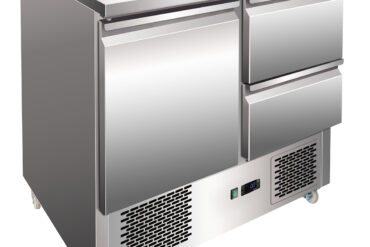 Jääkaapillinen valmistustiskikaappi 1 ovi 2 laatikkoa | Adexa 2DS11