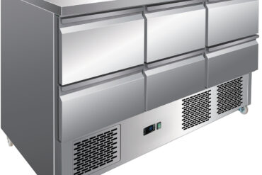 Jäädytetty Esivalmistelutiski 6 laatikkoa | Adexa 6DS33