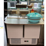 Salaattipöytä lasinäytöllä 2-ovinen | Adexa S92SQ - Image 2