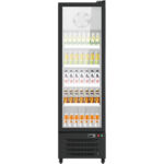 Näyttöpullojäähdytin, pystymallinen, yksittäinen ovi, 345 litraa, ilman yläpaneelia | Adexa SC380FB - Image 3