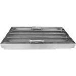 Poistokanavan katos Suodatin kahvalla ja kiskoilla Ruostumaton teräs 500x250x40mm | Adexa SCF50254HG