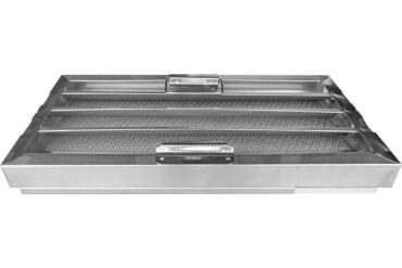 Poistokanavan katos Suodatin kahvalla ja kiskoilla Ruostumaton teräs 500x250x40mm | Adexa SCF50254HG