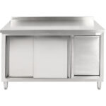 Kaupallinen kaappi oikealla puolella roskakori 1400x600x900mm | Adexa SCP60140BRBR - Image 5