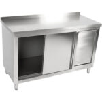 Kaupallinen kaappi oikealla puolella roskakori 1400x600x900mm | Adexa SCP60140BRBR - Image 4