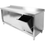 Kaupallinen Kaappi oikea puoli roskakori 1600x600x900mm | Adexa SCP60160BRBR