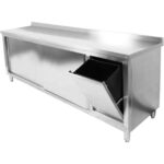 Kaupallinen kaappi oikea puoli roskakori 1800x700x900mm | Adexa SCP70180BRBR