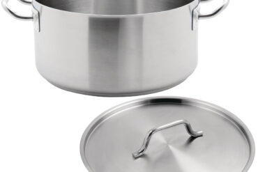 Ammattimainen teräskattila kannella, ruostumaton teräs 4,9 litraa | Adexa SE12213
