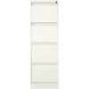 Ammattilainen metallinen arkistokaappi, 4 laatikkoa, 460x620x1331mm, Valkoinen | Adexa SEDA4W - Image 2