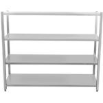 Ammattimainen Hyllystö Rosteria 1500x400x1500mm 4 hyllyä | Adexa SSB15040 - Image 3