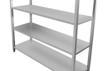 Ammattimainen hyllystö, ruostumaton teräs, 1500x500x1500mm, 4 hyllyä | Adexa SSB15050