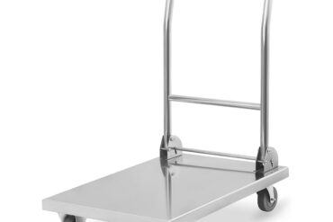 Lavakärry Ruostumaton teräs 500 kg Taittuva kahva 820x520x970mm | Adexa ST047B