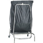 Ammattilaiskärry säkkipidikkeellä ja pyörillä & suljettu suu polkimella | Adexa STBH01