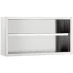 Seinäkaappi ruostumatonta terästä 800x400x650mm | Adexa SWC8040