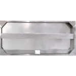 Seinään kiinnitettävä kaappikaappi ovilla Ruostumaton teräs 600x400x650mm | Adexa SWC60402D - Image 2