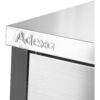 Seinäkaappikaappi heiluriovilla Ruostumaton teräs 800x400x650mm | Adexa SWC80402DW - Image 7