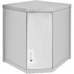 Seinäkaappi Kulmayksikkö Ruostumaton teräs 600x600x400x400x650mm | Adexa SWCCN60402DR