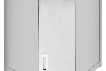 Seinäkaapin Kulmayksikkö Ruostumaton teräs 700x700x400x400x800mm | Adexa SWCCNH70402DR