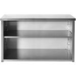 Seinäkaappi ruostumattomasta teräksestä 1200x400x800mm | Adexa SWCH12040