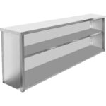 Seinäkaappikaappi Ruostumaton teräs 1800x400x800mm | Adexa SWCH18040 - Image 2