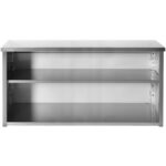 Seinäkaappikaappi Ruostumaton teräs 1800x400x800mm | Adexa SWCH18040