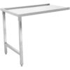 Purkupöytä Vasemmalle 600x650x850mm Ei ala-hyllyä Ei roiskesuojaa Ruostumaton teräs | Adexa SWT6065R