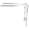 Purkupöytä Oikea puoli 600x650x850mm Ei alahyllyä Ei roiskesuojaa Ruostumaton teräs | Adexa SWT6065L - Image 2