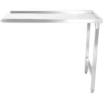 Purkupöytä oikea puoli 1100x650x850mm Ei alahyllyä Ei roiskesuojaa Ruostumatonta terästä | Adexa SWT11065L - Image 6