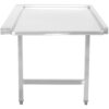 Purkupöytä Oikea puoli 600x650x850mm Ei alahyllyä Ei roiskesuojaa Ruostumaton teräs | Adexa SWT6065L - Image 5