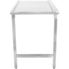 Purkupöytä Oikea puoli 600x650x850mm Ei alahyllyä Ei roiskesuojaa Ruostumaton teräs | Adexa SWT6065L - Image 3